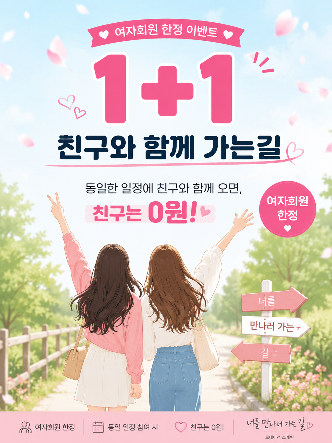 친구와 함께 가는길